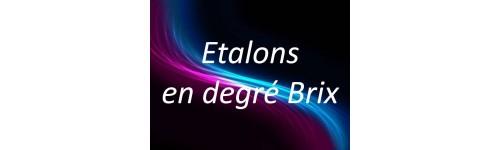 Etalons Brix / indice réfraction