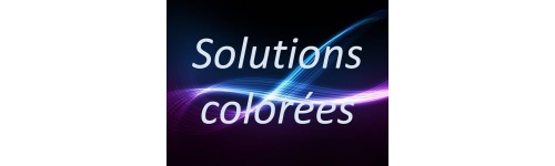 Solutions tampon colorées