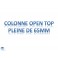 Colonnes OPEN TOP Cyano de 65mm de diamètre en 40-60µm / Volume : 250g (60Å)(4 par boîte)