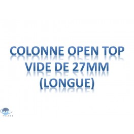 Colonnes OPEN TOP Silice irrégulière de 27mm de diamètre en 40-60µm / Volume 40g (10 par boîte)