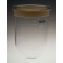Bol de dissolution en verre transparent de 1000ml avec bague de centrage- Compatible Distek