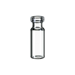 Flacons à sertir, col ND11 de 2ml en verre transparent silanisé, sans label de marquage