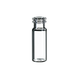 Flacons à cliper, col ND11 de 2ml en verre transparent, sans label de marquage
