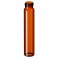 Flacons à visser, col ND24 de 60ml en verre ambré, sans label de marquage