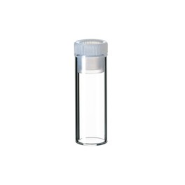 Vial Shell pour autres instrumentations de 2ml en verre transparent + PE-Plug de 12mm
