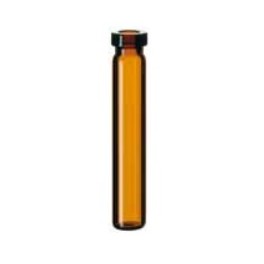 Micro-Vial à sertir col ND8 (8mm) à fond conique de volume 0,7ml en verre ambré