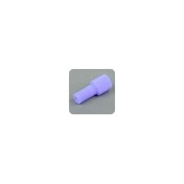 Ecrous PFA bleu pour tube de 1/16" OD (inclus Ferrules P-200 ETFE bleu) (10 par boîte)