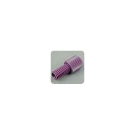 Ecrous Delrin violet pour tube de 1/8" OD (inclus Ferrules P-300 ETFE jaune) (10 par boîte)