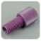 Ecrous Delrin violet pour tube de 1/8" OD (inclus Ferrules P-300 ETFE jaune) (10 par boîte)