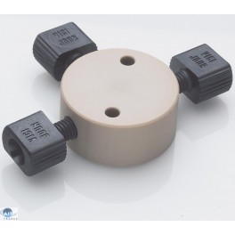 Union Tee pour écrou de 1,6mm (1/16") ou 3,2mm (1/8")