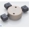 Union Tee pour écrou de 1,6mm (1/16") ou 3,2mm (1/8")
