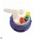 Bouchon pour bidon gain de place avec 3 entrées (1/8" ou 1/16") + 1 filetage pour cartouche de charbon actif + 1 leak (6-9mm)