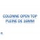 Colonnes OPEN TOP Silice irrégulière de 16mm de diamètre en 40-60µm / Volume 5g (16 par boîte)