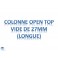 Colonnes OPEN TOP Silice irrégulière de 27mm de diamètre en 40-60µm / Volume 40g (10 par boîte)