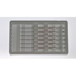 Lot de 6 seringues Microliter 5µL avec aiguille fixe pour passeur GC AGILENT (Ref: 7683, 7673 ALS) 23s-26s/43/AS