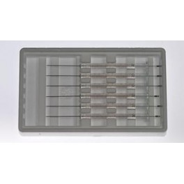 Lot de 6 seringues Microliter de 10µL avec aiguille fixe pour passeur GC AGILENT (Ref: 7683, 7673 ALS) 26s/43/AS