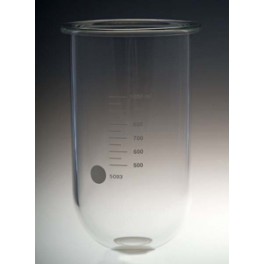 Bol de dissolution en verre transparent de 1000ml - Compatible Sotax Bol de dissolution en verre transparent de 1000ml - Compatible Sotax