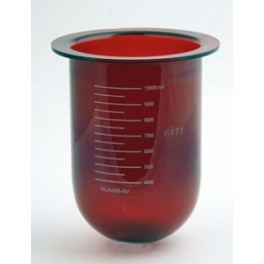 Bol de dissolution en verre ambré de 1000ml - Compatible Vankel