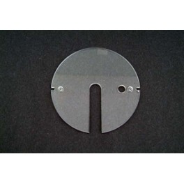 Couvercle clair avec fente de pale, diamètre de canule : 0,31" (7,9mm) Couvercle clair avec fente de pale, diamètre de canule : 0,31" (7,9mm)