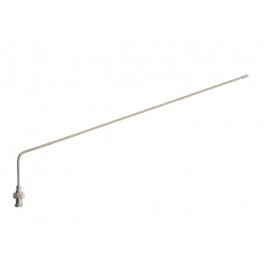 Canule coudée en acier inoxydable 120mm (4,75"), adaptateur Luer, 1/8" (3,2mm) OD Canule coudée en acier inoxydable 120mm (4,75"), adaptateur Luer, 1/8" (3,2mm) OD