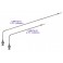 Canule coudée de 120mm (4,75") SS pour échantillonnage manuel 900ml, 2,1mm (0,083") OD