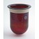 Bol de dissolution en verre ambré de 1000ml avec bague de centrage- Compatible Distek