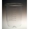 Bol de dissolution en verre transparent Peak de 1000ml - Compatible Distek