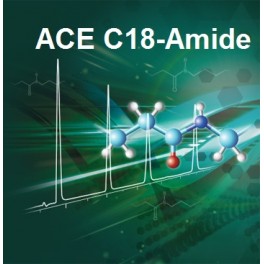 Colonne HPLC/UHPLC ACE C18-AMIDE de 10&micro;m en 250 x 30mm