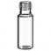 Flacons à visser, col ND9 (9mm) de 2ml en verre silanisé transparent, sans label de marquage