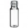 Flacons à visser, col ND10 de 2ml en verre transparent, sans label de marquage