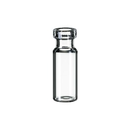 Flacons &agrave; sertir, col ND11 de 2ml en verre transparent, sans label de marquage