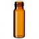 Flacons à visser, col ND13 de 4ml en verre ambré, sans label de marquage