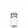 Flacons Head-Space à sertir, col ND20 de 5ml en verre transparent, sans label de marquage - Pour Varian