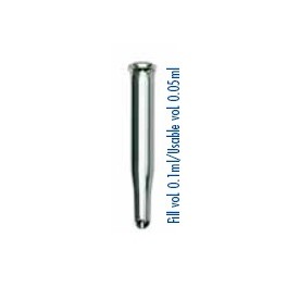 Micro-insert en verre pour vial ND8 de 0,05ml à fond conique Micro-insert en verre pour vial ND8 de 0,05ml à fond conique