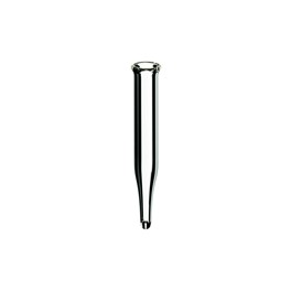 Micro-insert en verre pour vial ND13 de 0,3ml à fond conique à 15mm Micro-insert en verre pour vial ND13 de 0,3ml à fond conique à 15mm