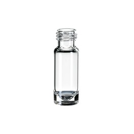 Micro-Vial &agrave; visser col ND9 en verre silanis&eacute; transparent de 1,1ml