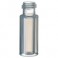 Micro-Vial à visser col ND9 en polypropylène transparent avec insert de 0,7ml