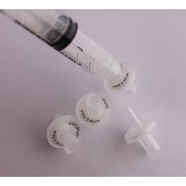 Filtres Seringue en PTFE Ø 13mm en 0,45µm (Boite de 100) Filtres Seringue en PTFE Ø 13mm en 0,45µm (Boite de 100)