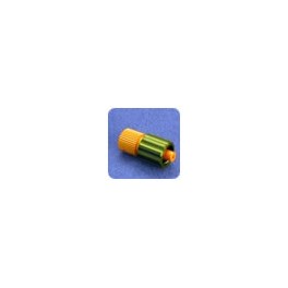 Adaptateur en PEEK rouge luer mâle vers 1/4-28 fond plat femelle Adaptateur en PEEK rouge luer mâle vers 1/4-28 fond plat femelle