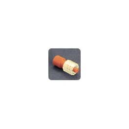 Adaptateur en ETFE rouge luer mâle vers 1/4-28 fond plat femelle Adaptateur en ETFE rouge luer mâle vers 1/4-28 fond plat femelle
