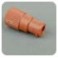 Adaptateur en PEEK rouge luer femelle vers 1/4-28 fond plat femelle