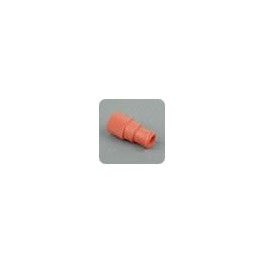 Adaptateur en ETFE rouge luer femelle vers 1/4-28 fond plat femelle Adaptateur en ETFE rouge luer femelle vers 1/4-28 fond plat femelle