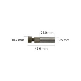 Crépine d'aspiration avec filtre pour phase mobile de 10µm en acier inox avec écrou, ferrule pour tube OD 1/8" Crépine d'aspiration avec filtre pour phase mobile de 10µm en acier inox avec écrou, ferrule pour tube OD 1/8"