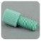Ecrous Delrin vert pour tube de 1/16" OD (inclus Ferrules P-200 ETFE bleu) (10 par boîte)