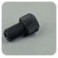 Ecrous ETFE noir pour tube de 1/16" OD (inclus Ferrules P-200 ETFE bleu) (10 par boîte)