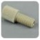 Ecrous PEEK naturel pour tube de 1/16" OD (inclus Ferrules P-200 ETFE bleu) (10 par boîte)