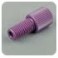 Ecrous Delrin violet pour tube de 1/16" OD (inclus Ferrules P-200 ETFE bleu) (10 par boîte)