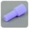 Ecrous PFA bleu pour tube de 1/16" OD (inclus Ferrules P-200 ETFE bleu) (10 par boîte)