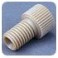 Ecrous courts PEEK naturel pour tube de 1/8" OD (inclus Ferrules P-300 ETFE jaune) (10 par boîte)