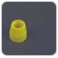 Ferrules ETFE jaune pour tube de 1/8" OD (10 par boîte)